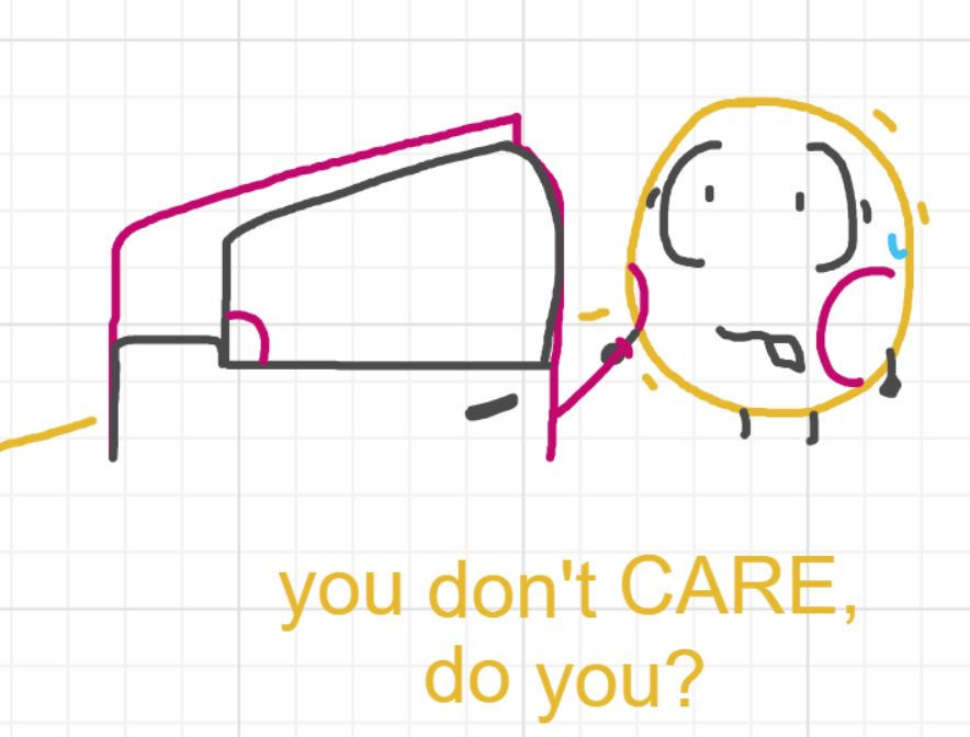 A panel from Running Duos, episode four of the Board Boards object show by Furretwalk/WalkingFurret.